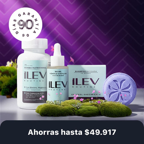 TRÍO 90 días: Tónico Anticaída + Bomba Nutricional + Shampoo en Barra 70g ENVÍO GRATIS