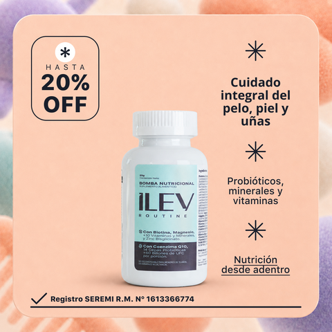 BOMBA NUTRICIONAL PELO, PIEL Y UÑAS  - 30 CÁPSULAS