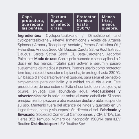 Serum Protector Antiquiebre y Reparador de Puntas 50 ml
