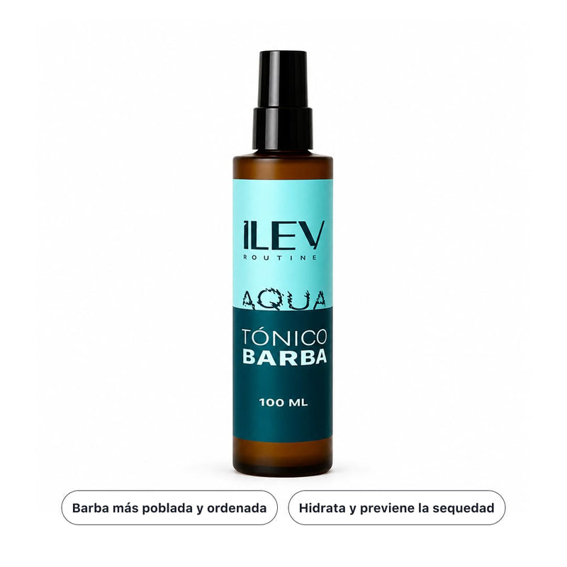 Tónico de Barba ILEV Routine de 100 ml, potenciador de densidad del vello facial