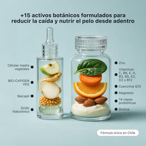 DUO ANTIcaída capilar TÓNICO + BOMBA NUTRICIONAL | 30 días