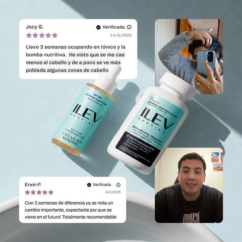DUO ANTIcaída y densidad capilar TÓNICO + BOMBA NUTRICIONAL | 30 días