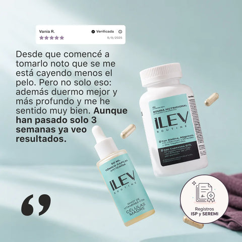DUO ANTIcaída y densidad capilar TÓNICO + BOMBA NUTRICIONAL | 30 días