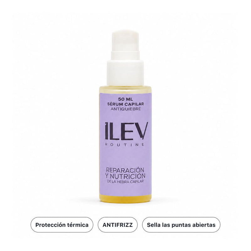 Sérum Protector Antiquiebre ILEV Routine con ceramidas, reparador de puntas de 50 ml