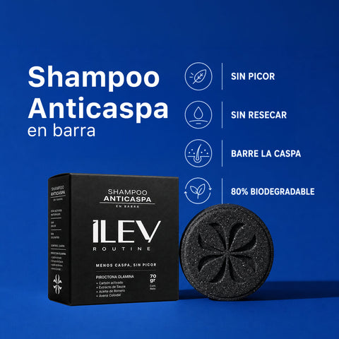 Shampoo Anticaspa en barra · 70 g (XL)