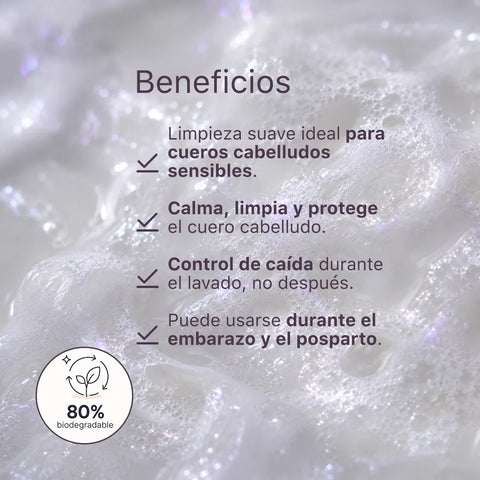 Shampoo en barra para cuero cabelludo sensible 70 grs