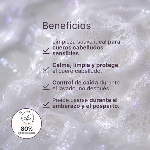 Shampoo en barra para cuero cabelludo sensible 70 grs