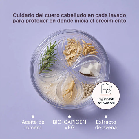 Shampoo en barra para cuero cabelludo sensible 70 grs