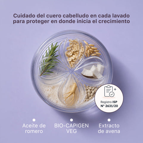 Shampoo en barra para cuero cabelludo sensible 70 grs
