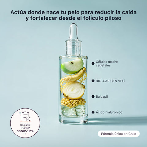 Tónico ANTIcaída y Densidad capilar con Células Madre Vegetales 50 ml